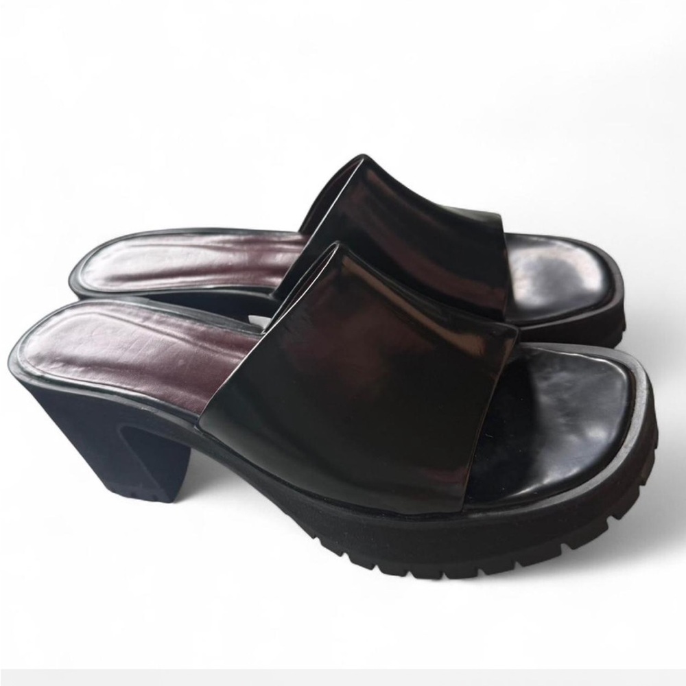 STAUD Amber Platform Block Heel Size 38